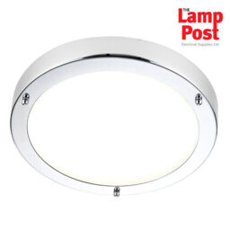 Saxby 54676 Portico - 9w Led 300mm Flush Ip44 Cool White Bathroom