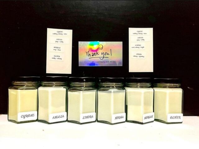 My Candle Family Scented Candle Set Natural Soy Wax Candles Gift Box
