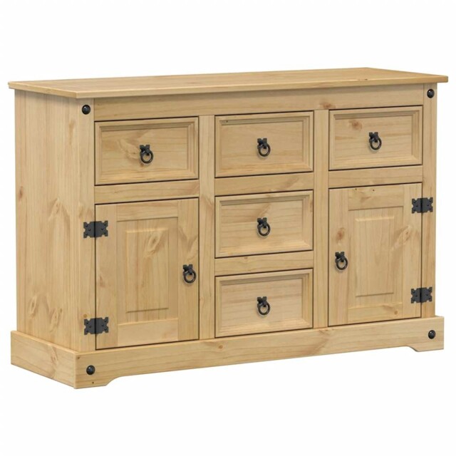 Sideboard Storage Cupboard Cabinet Highboard Buffet Solid Wood Pine