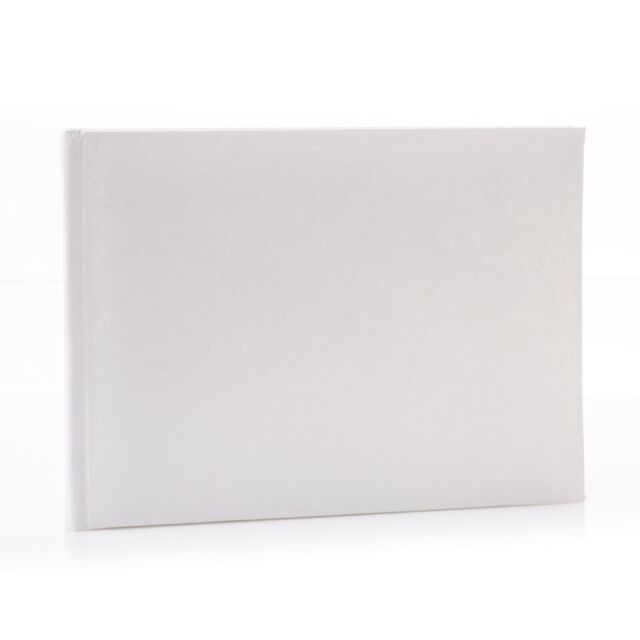 Kenro White Satin Wedding Guest Book Photo Album 76 Pages 20x14cm –