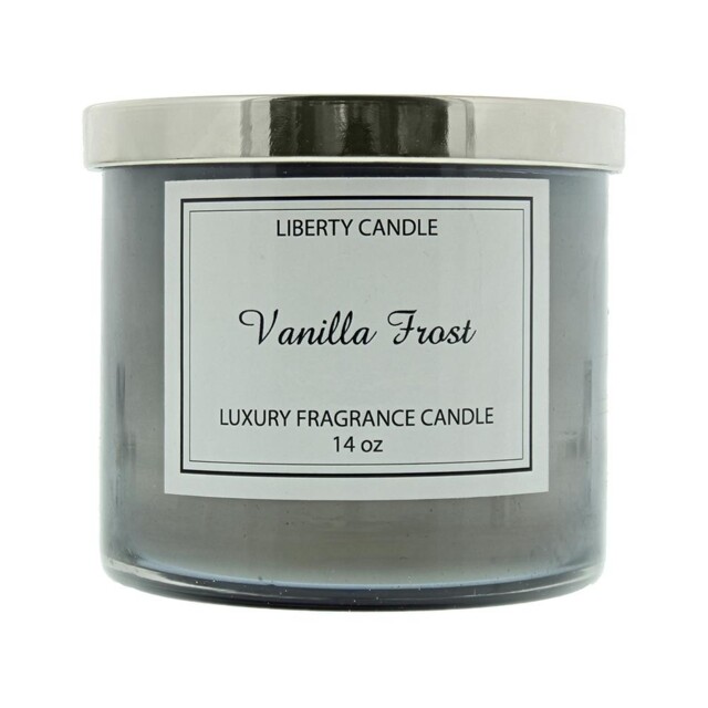 Liberty Candles Vanilla Frost - Luxury Fragrance Candle 397g Twin Wick