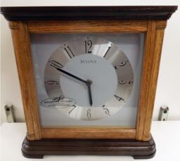 Bulova Mantel Clock -the Woodbury- With Harmonic Chimes B1657