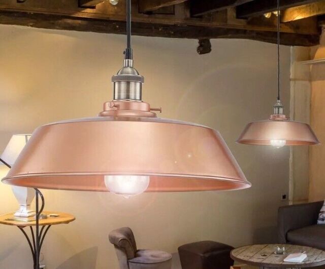 Retro Metal Ceiling Pendant Light Fitting Hanging By Globo Knud In