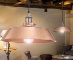 Retro Metal Ceiling Pendant Light Fitting Hanging By Globo Knud In