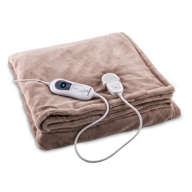 Electric Blanket Single Throw Over Blanket Heated Warm 180x130 Cm