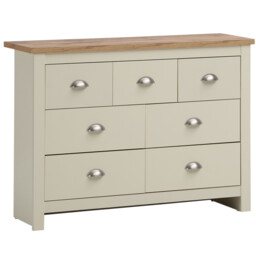 Wide Chest Of 7 Drawers Bedroom Storage Unit Modern Sideboard Cabinet