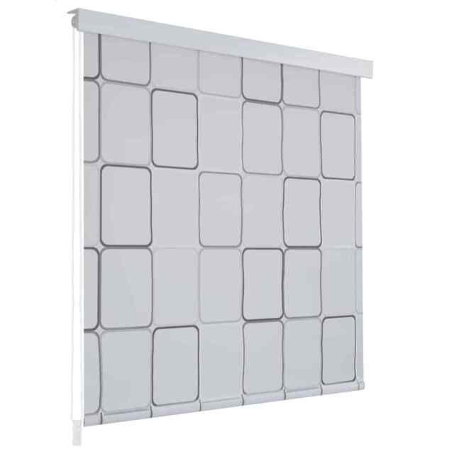 Shower Roller Blind 120x240 Cm Square Vidaxl