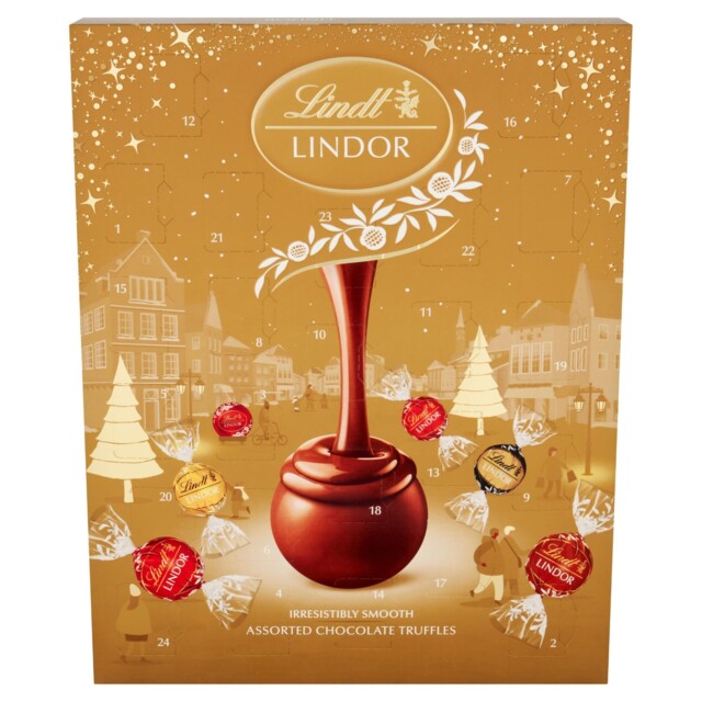 Lindt Lindor Gold Assorted Christmas Advent Calendar 233g