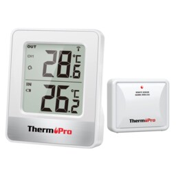 Thermopro Tp200c Indoor Outdoor Thermometer Wireless Greenhouse