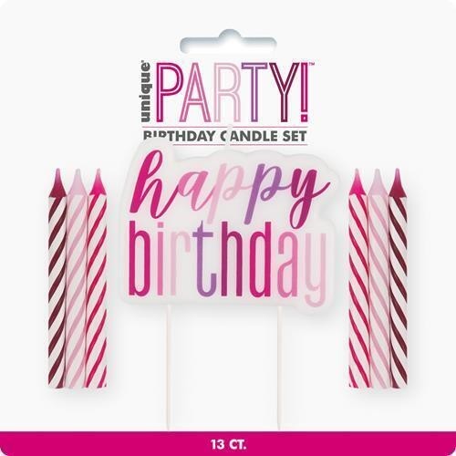 Happy Birthday Candle Kit Set