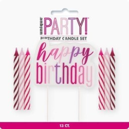 Happy Birthday Candle Kit Set