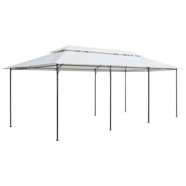 Gazebo 600x298x270 Cm White 180g/m² Vidaxl