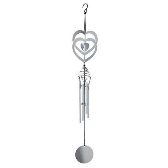 Crystal Heart Windchime Chorus Chimes Hanging Windchime Smart Garden
