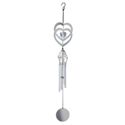 Crystal Heart Windchime Chorus Chimes Hanging Windchime Smart Garden