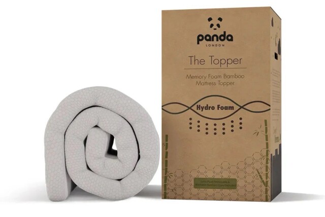 Panda The Topper Gel Memory Foam Hydro-foam Bamboo Mattress Topper