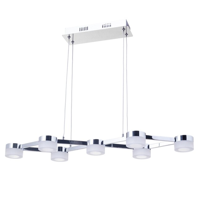 Litecraft Calonne Polished Chrome Ceiling Pendant 4.2w Integrated Led