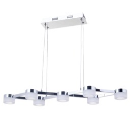 Litecraft Calonne Polished Chrome Ceiling Pendant 4.2w Integrated Led