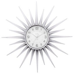 430mm Stella Wall Clock, Chrome - 21767