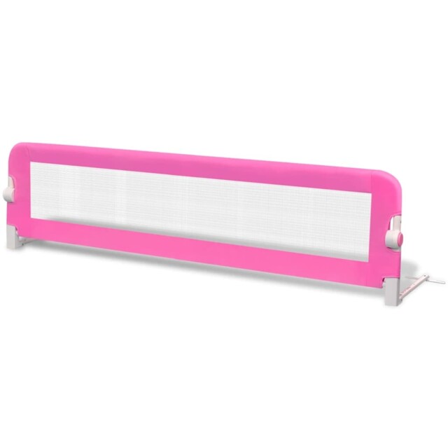 Toddler Bed Rail 150x42cm Pink Baby Kids Protective Guard Gate Vidaxl