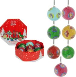 Widdop Disney Toy Story Set Of 7 Boxed Christmas Boxed Baubles With