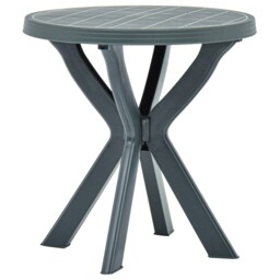 Bistro Table Outdoor Pub Bar Table Patio Garden Dining Table Plastic
