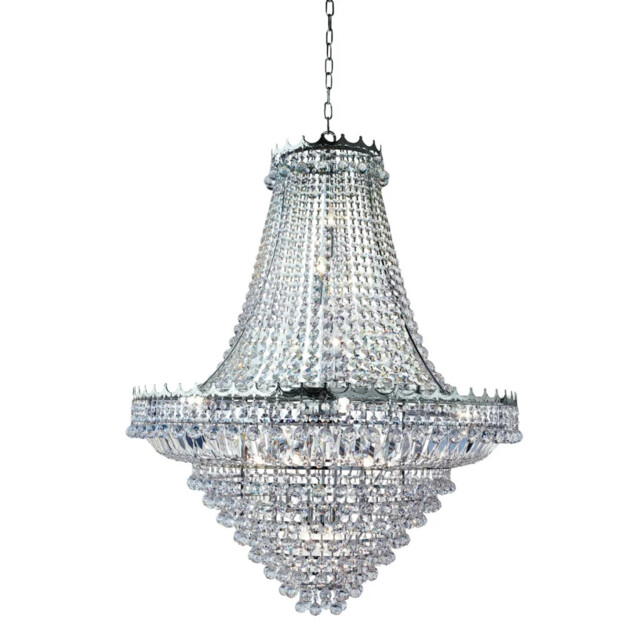 Ceiling Light Silver Versailles 19 Chrome Searchlight 9112-102cc