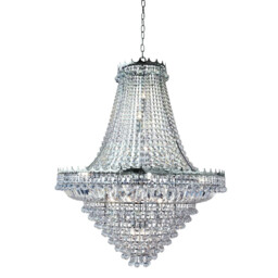 Ceiling Light Silver Versailles 19 Chrome Searchlight 9112-102cc