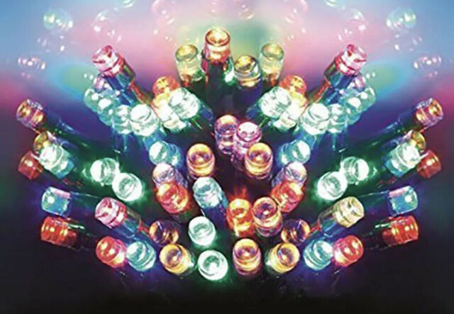Premier Decorations 24 Multi-action Multi-coloured Battery Operated