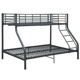 Bunk Bed Frame Metal 140x200cm/90x200cm Solid Single Bed Multi Colours