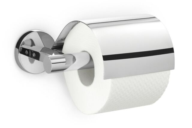 Zack Scala Polished Stainless Steel Covered Toilet Roll Holder 40051