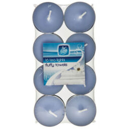 Pan Aroma Colour Tea Lights Fluffy Towels 16-pack