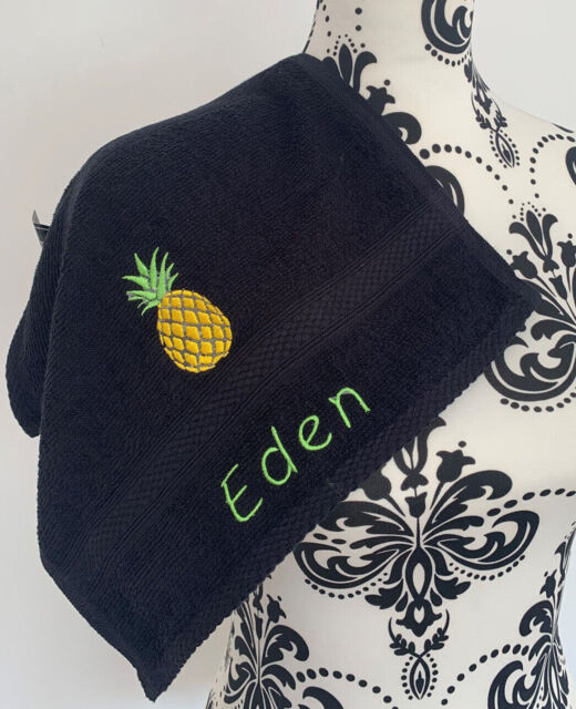 Pineapple Towel - Personalised - Flannel / Hand Towel / Bath Towel