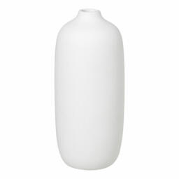 Blomus Ceola Vase, Decorative Vase, Flower Vase, Ceramic, White, H 18