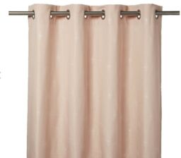 Goodhome Melfi Pink Eyelet Curtains - 260cm X 140cm - Brand