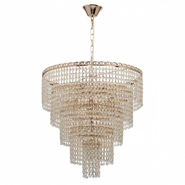 Mw-light Crystal 351018510 French Gold & Crystal Chandelier - Rrp