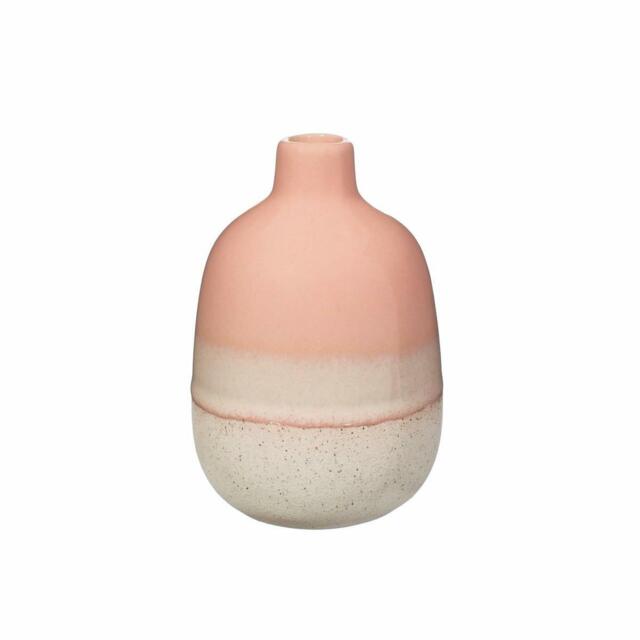 Sass & Belle Mojave Glaze Pink Vase Home Accessory Rustic Flower