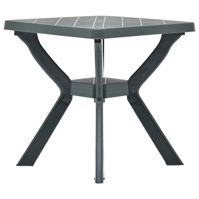 Bistro Table Green 70x70x72 Cm Plastic Vidaxl