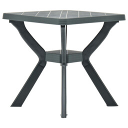 Bistro Table Green 70x70x72 Cm Plastic Vidaxl