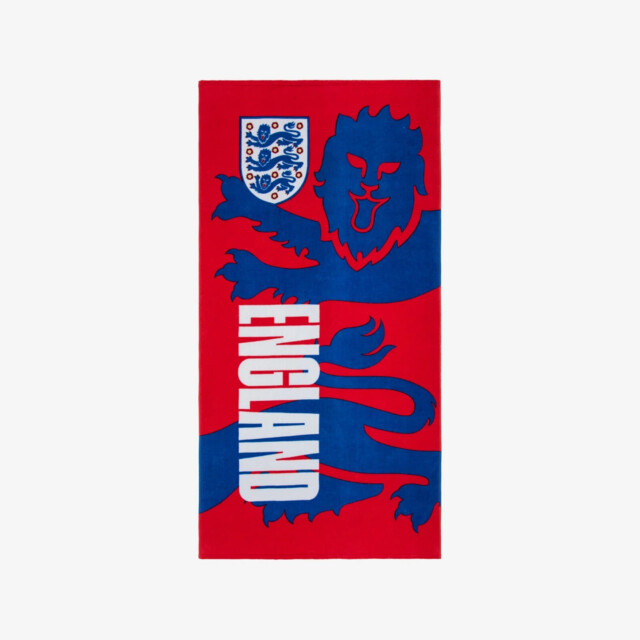 England Fa Towel Shower Gym Beach 140 X 70cm 100% Cotton Official