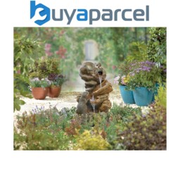 Easy Fountain Otter Pools Led Distinctive Garden Water Feature Stone