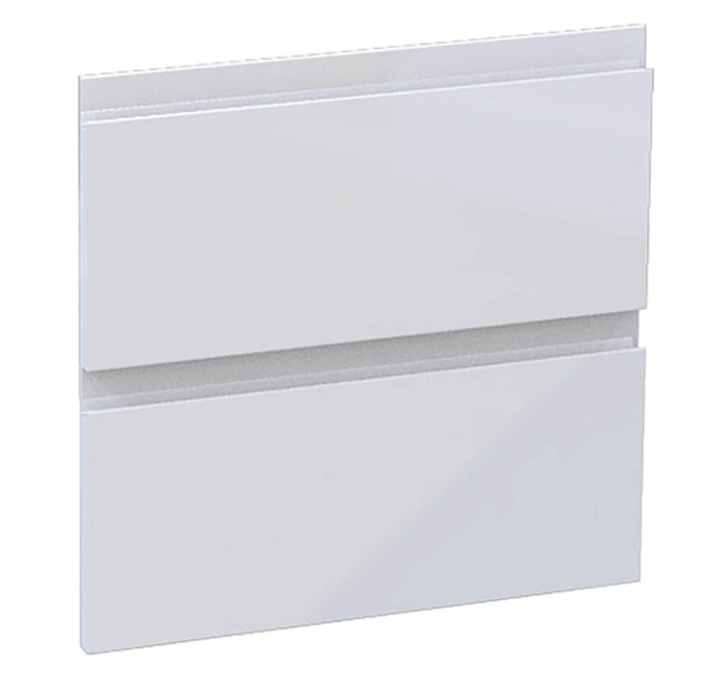 Homebase Fitted Bedroom Handleless 2 Drawer Chest Front White