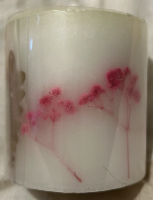 Country Garden Botanical Pilar Scented Candle