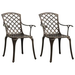 Garden Chairs Dining Armchair Outdoor Chair Patio Chair Cast Aluminium