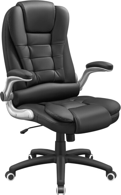 Songmics Office Swivel Chair With 76 Cm High Back Large Seat And