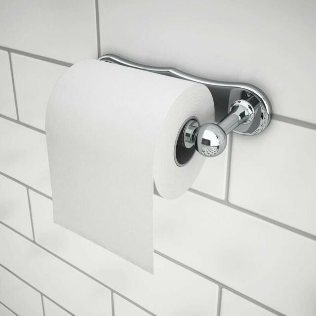 Traditional Luxury Solid Brass Wall Mounted Toilet Roll Holder