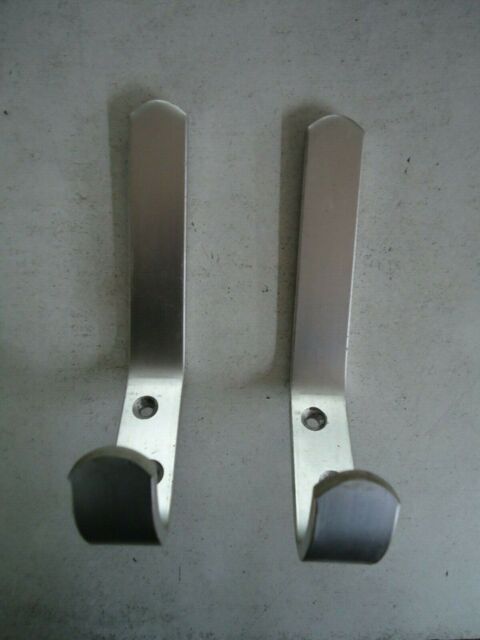 Large Hat Coat Hooks Wall Door Double Hanger Clothes Bathroom Robe
