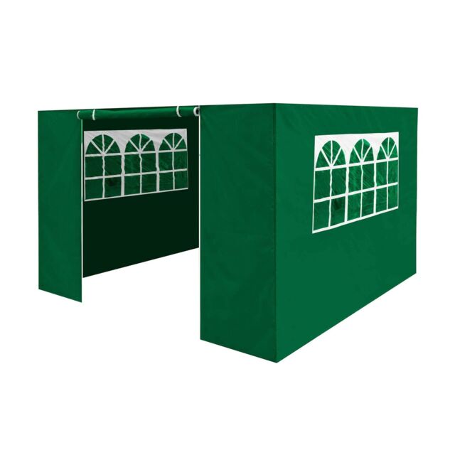 Premium Gazebo Side Walls/doors, Fits 2x2m Models - Green