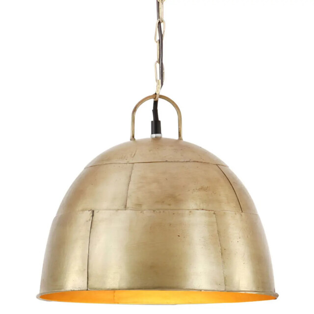 Industrial Vintage Hanging Lamp 25 W Brass Round 31 Cm E27 Vidaxl
