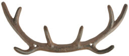 Antler Stag Deer Coat Hook Metal Shabby Chic