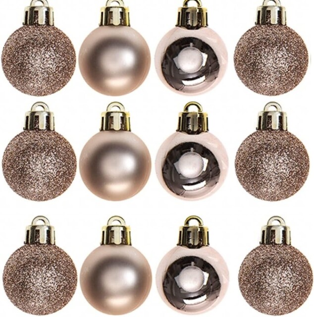 Christmas Baubles Tree Ornament Shiny Glitter Balls Xmas Hanging